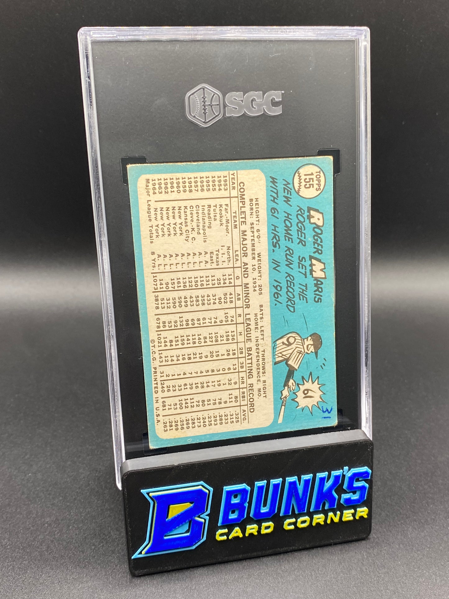 1965 Roger Maris SGC 1.5
