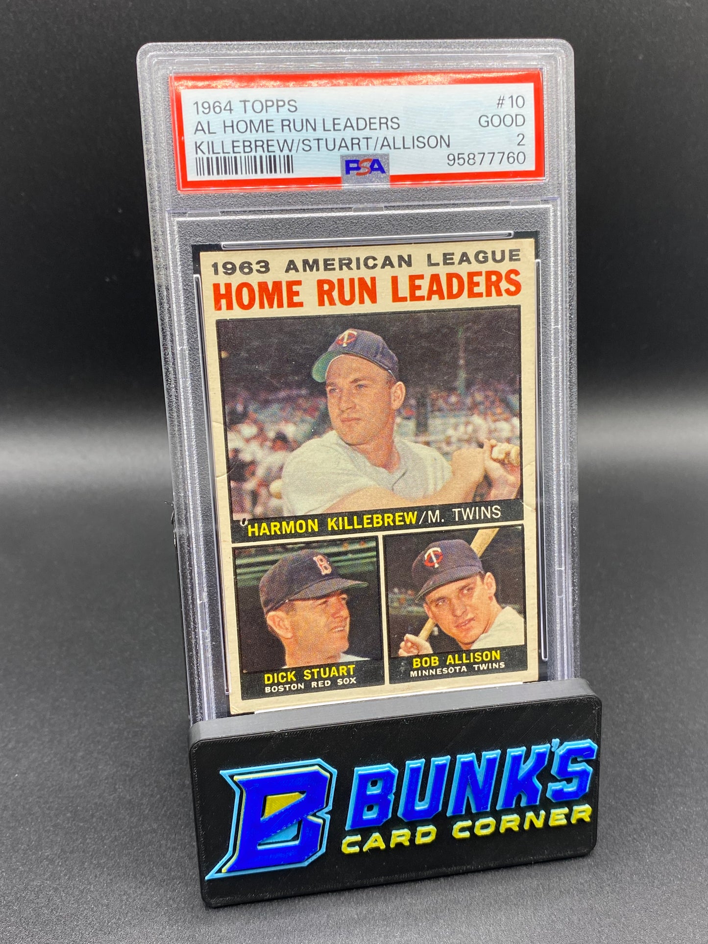 1964 AL Home Run Leaders PSA 2