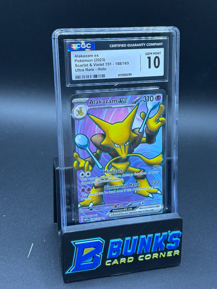 Alakazam ex Ultra Rare Scarlet & Violet CGC 10