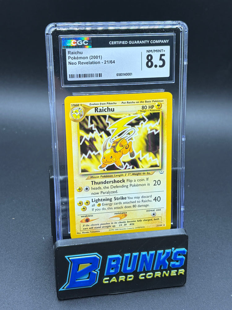 Raichu Neo Revolution CGC 8.5
