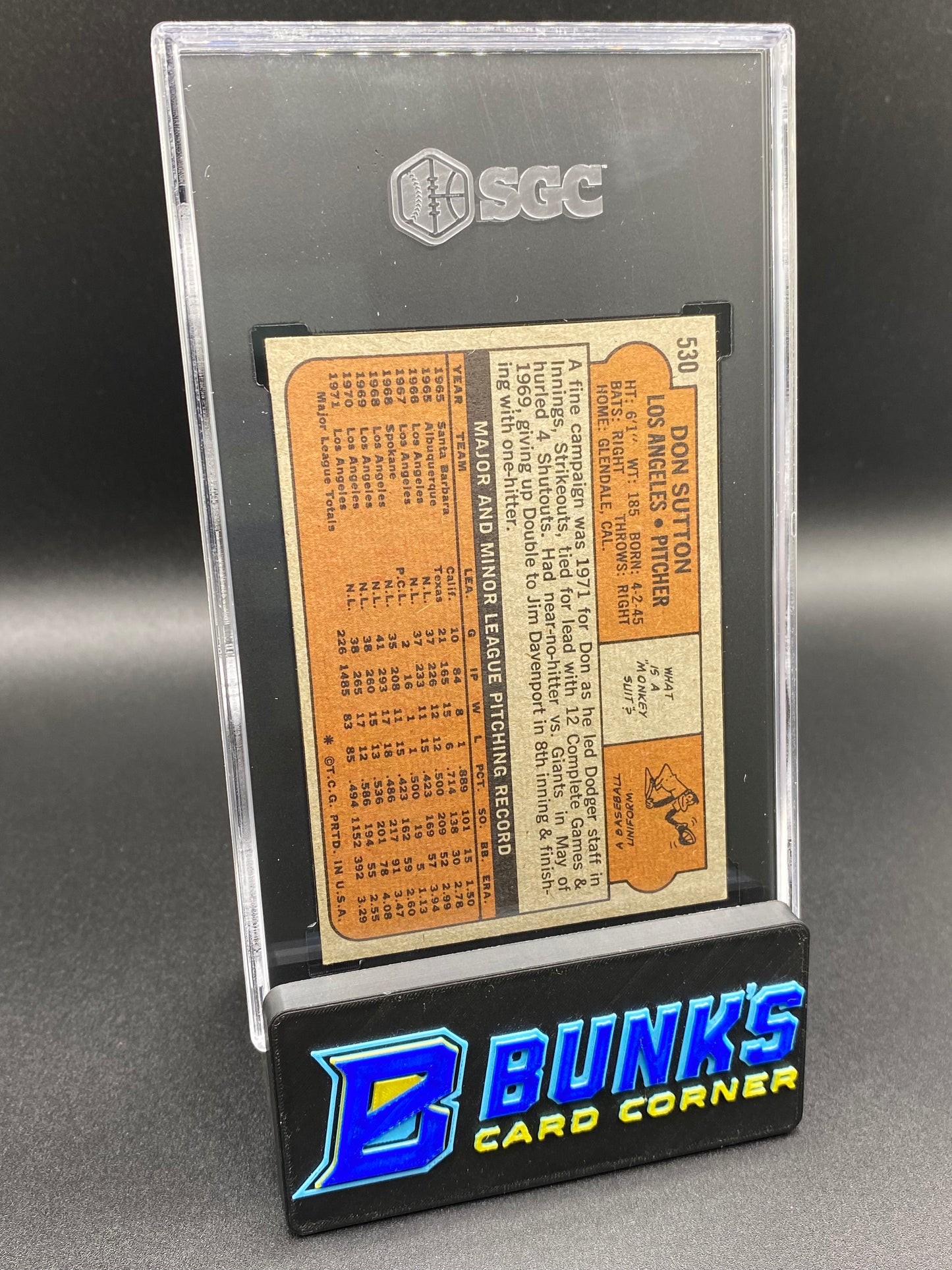 1972 Don Sutton SGC 6