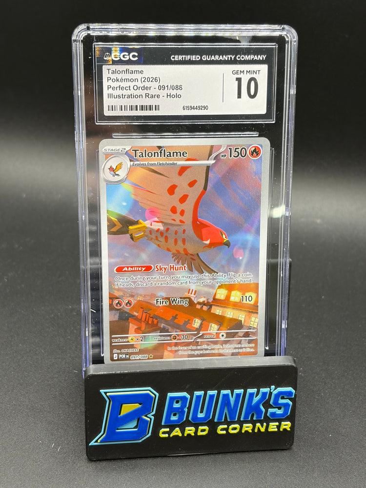 Talonflame Illustration Rare Holo CGC 10