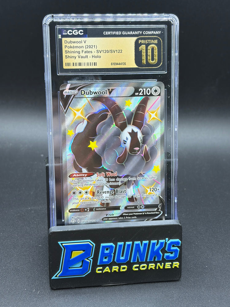 Dubwool V Shiny Vault Holo CGC Pristine 10
