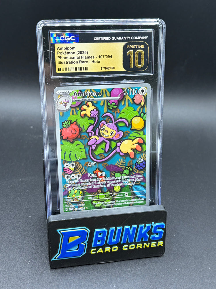 Ambipom Illustration Rare Holo CGC Pristine 10
