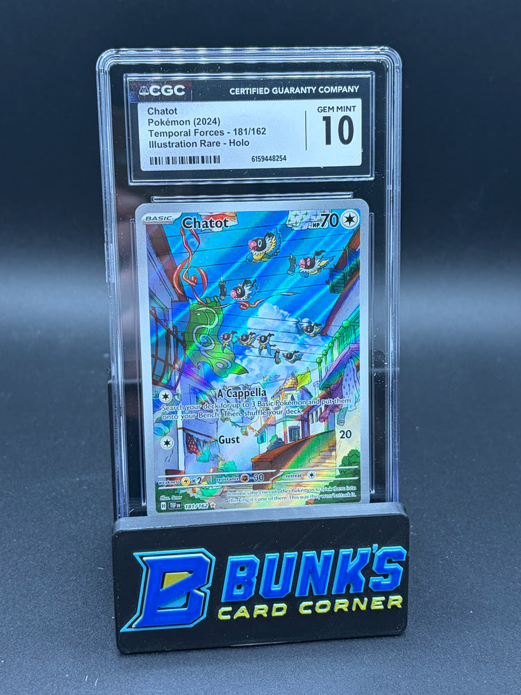 Chatot Illustration Rare Holo CGC 10
