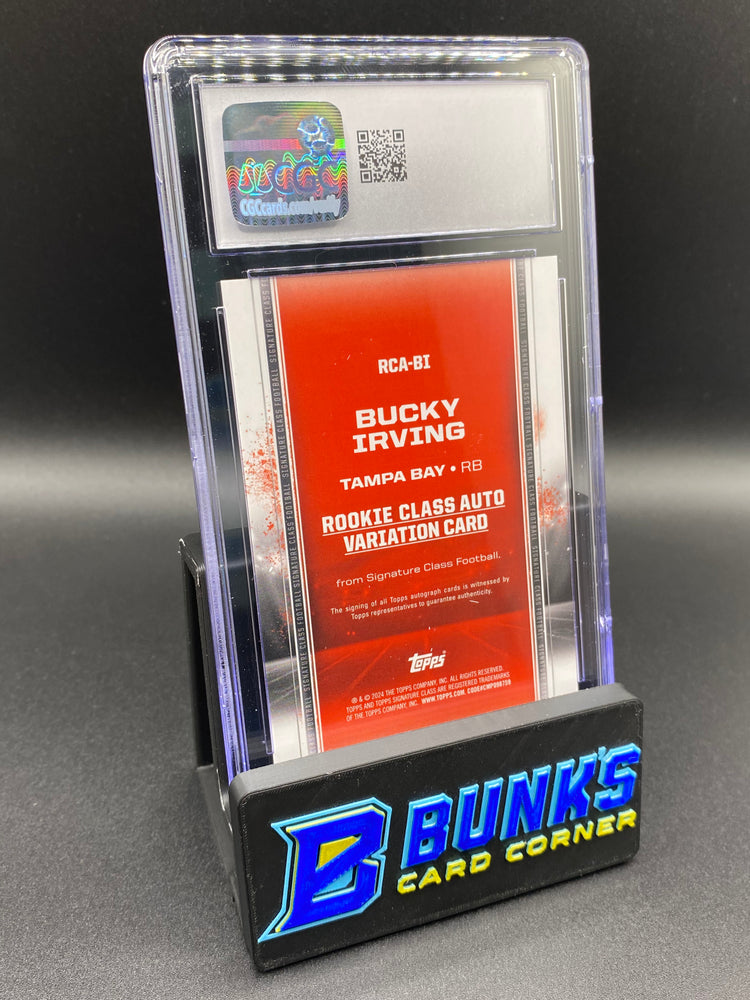 2024 Bucky Irving Rookie Class Auto CGC 9