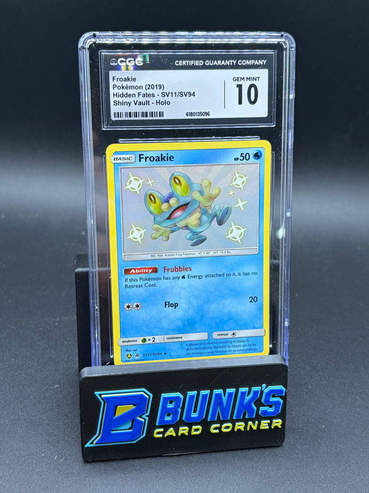 Froakie Shiny Vault Holo CGC 10
