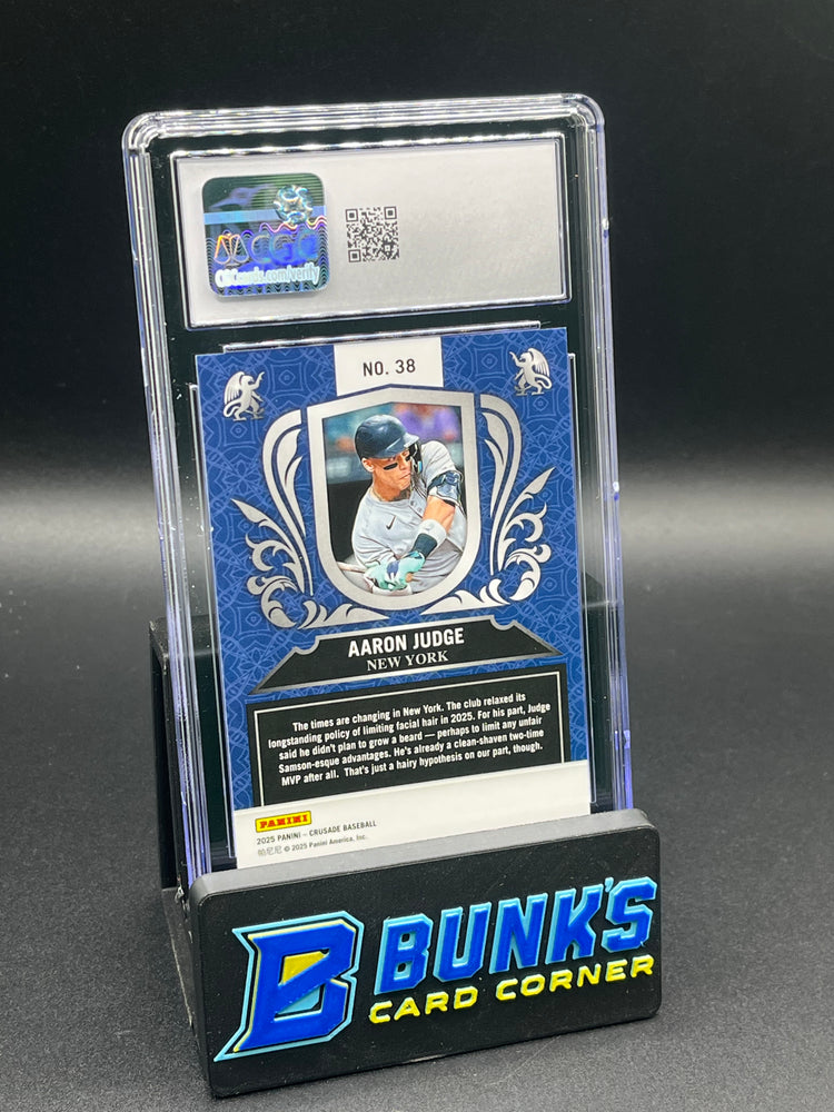 2025 Aaron Crusade Blue Cracked Ice CGC 10
