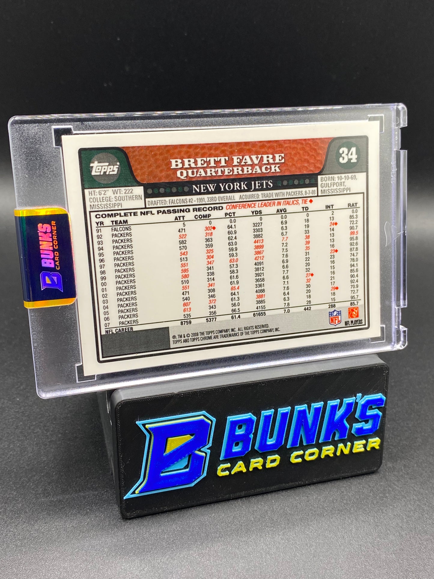 2008 Brett Favre Gold Ref.