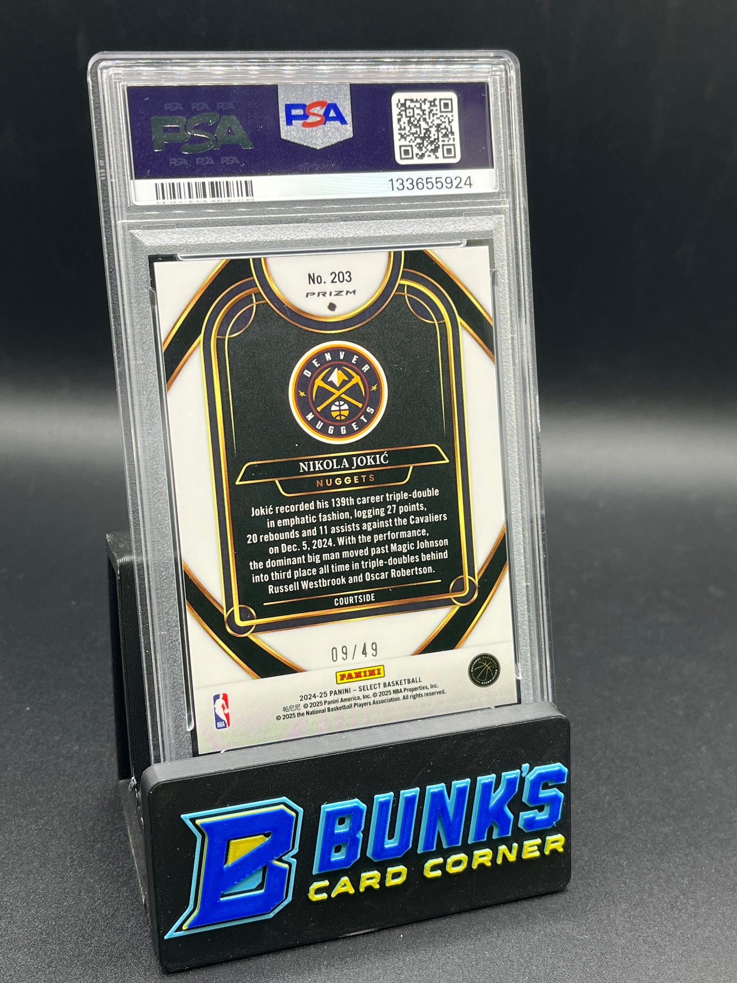2024 Nikola Jokic Red Disco PSA 9 9/49