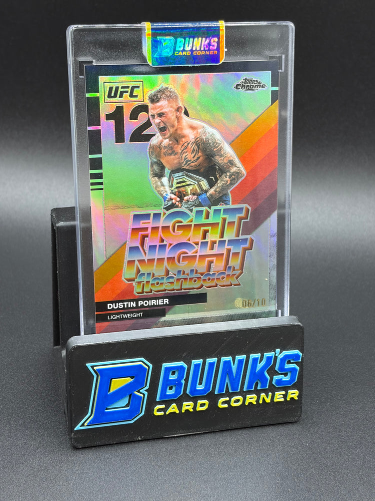 2026 Dustin Poirier Fight Night Flashback Topps 6/10