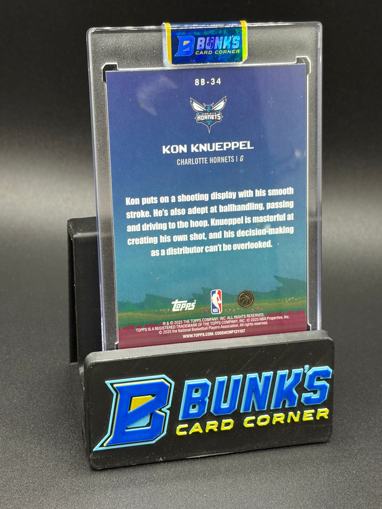 2025 Kon Knueppel Topps Green Holo Foil 11/99 RC