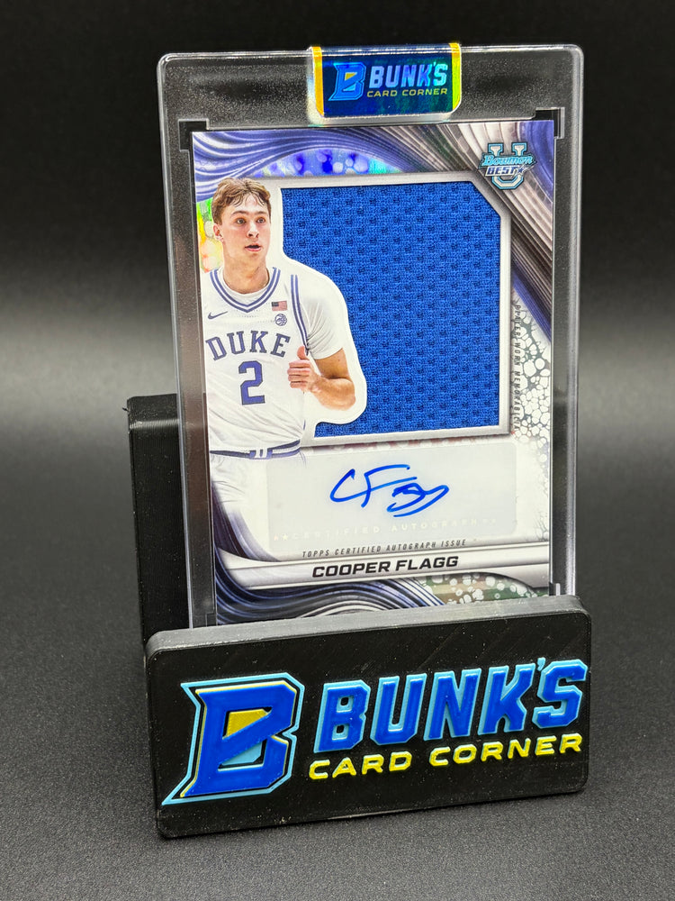 2025 Cooper Flagg Topps Jumbo Relic Auto