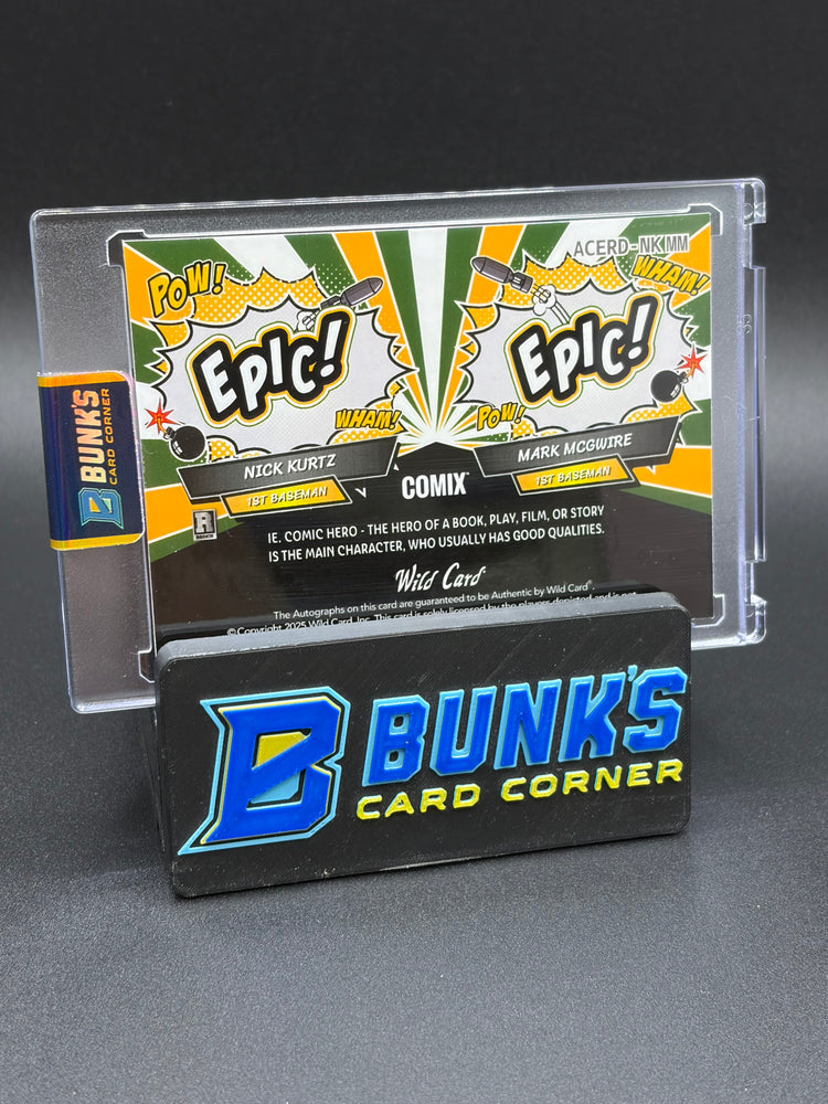 2025 Nick Jurtz & Mark Mcgwire Dual Auto 1/1