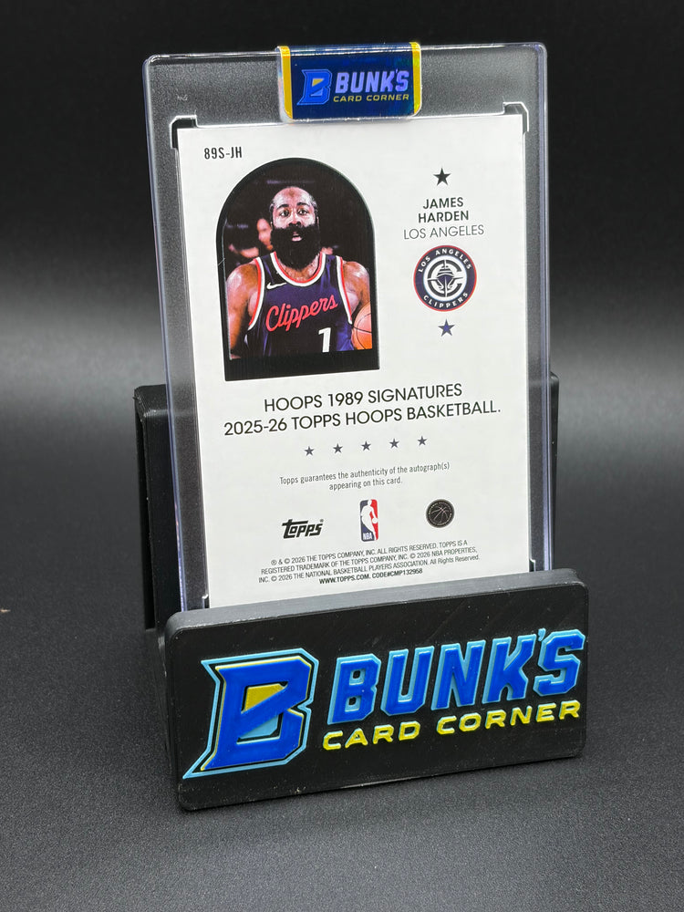 2026 James Harden Signatures Topps Hoops Auto 1/1