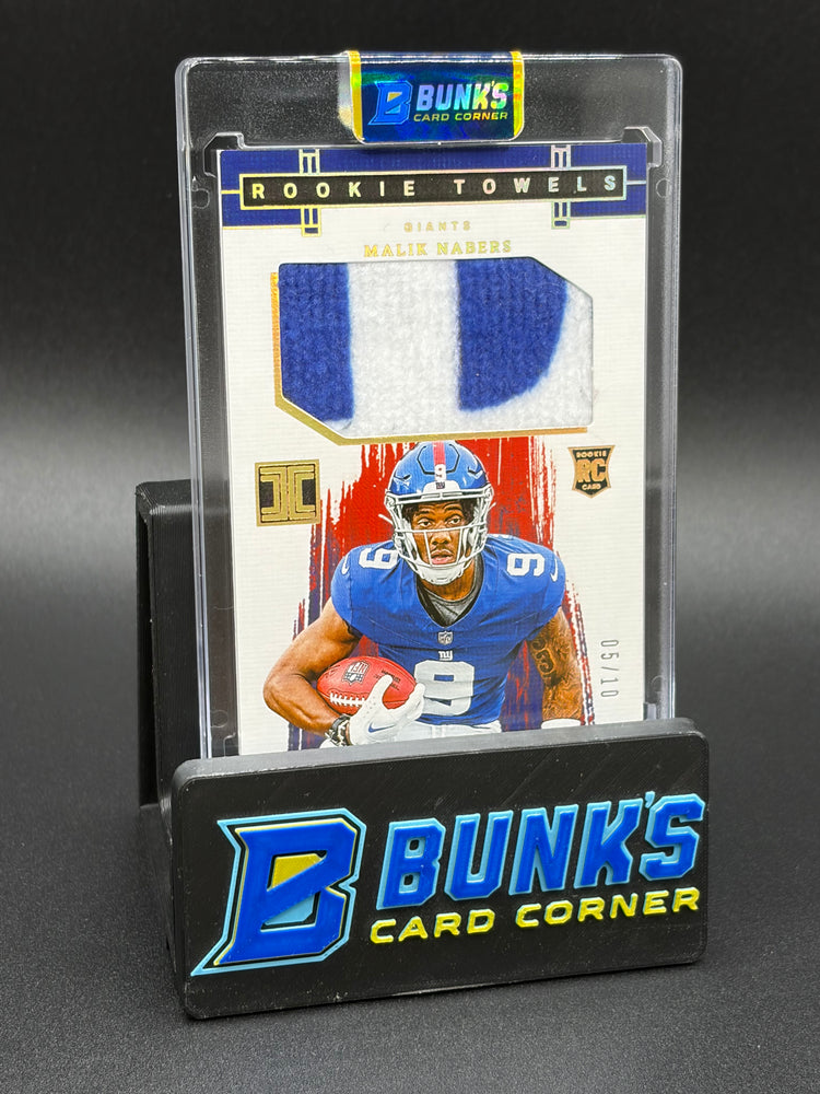 2024 Malik Nabers Impeccable Rookie Towels RC 5/10