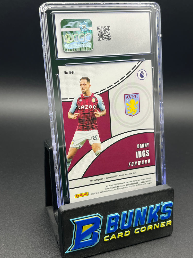 2021-22 Danny Ings Panini Revolution EPL CGC Gem 10 Auto 9