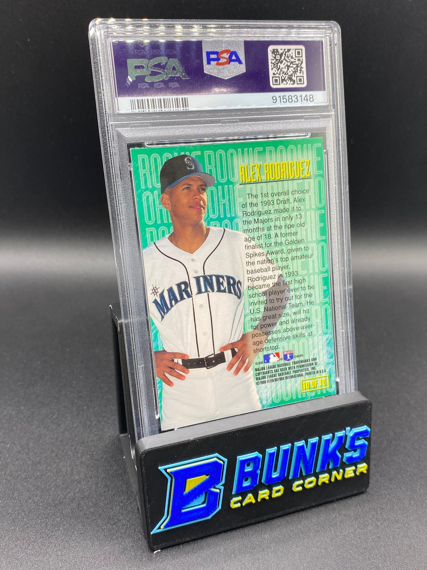 1995 Alex Rodriguez PSA 8