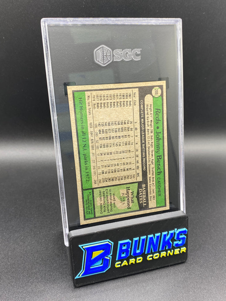1979 Johnny Bench SGC 7