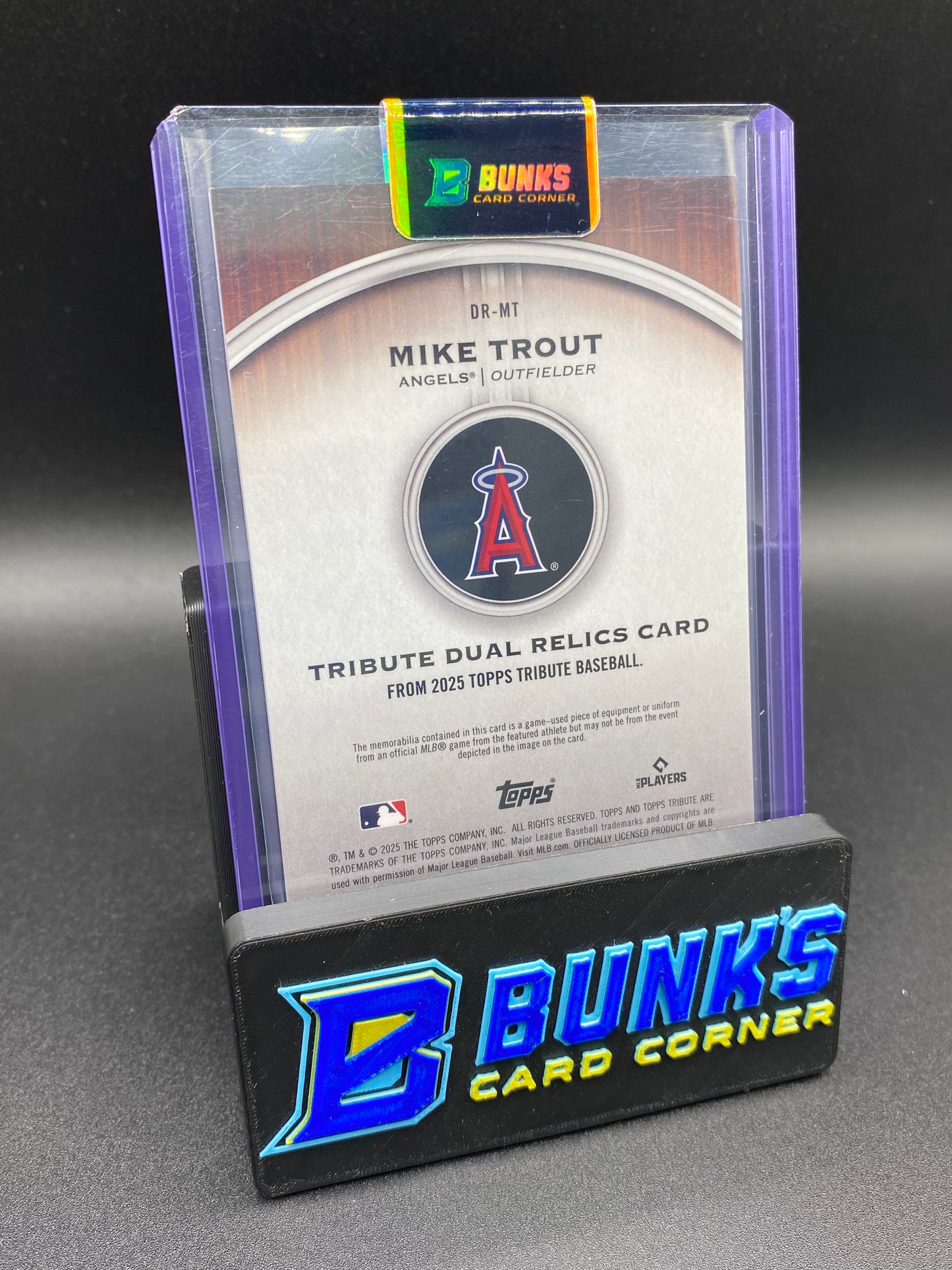 2025 Mike Trout Game Used memorabilia 104/199