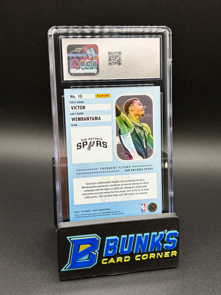 2024-25 Victor Wembanyama Holo Frequent Flyers CGC 10