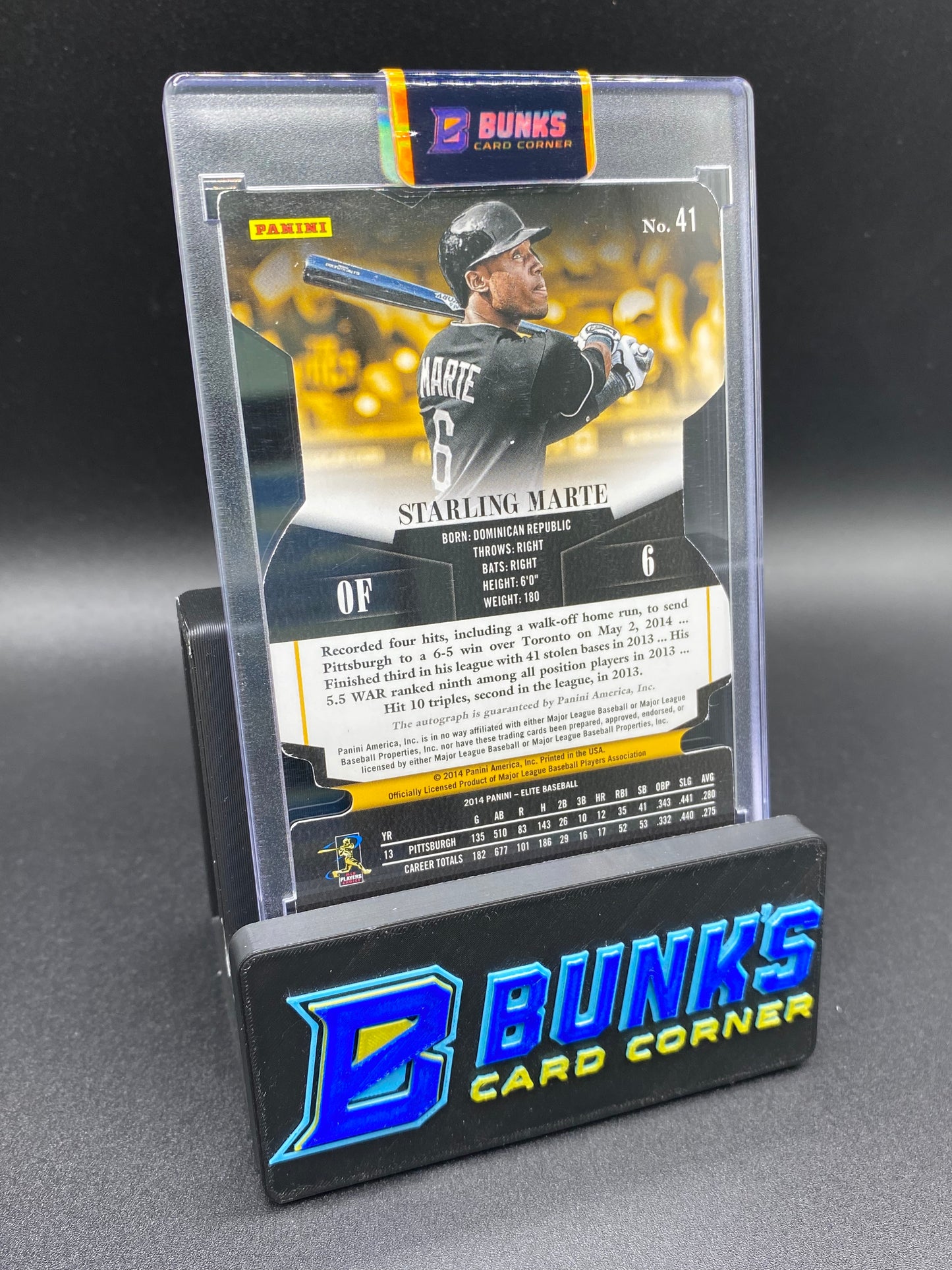 2014 Starling Marte 7/10 Auto