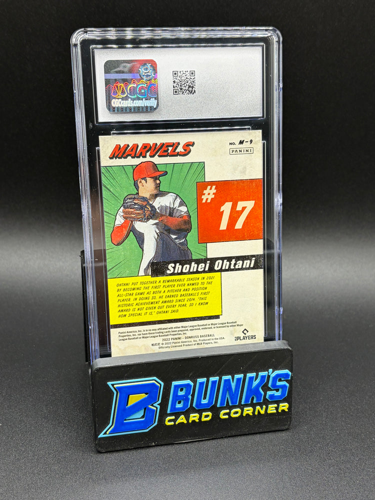 2022 Shohei Ohtani Rapture Marvels CGC 9.5
