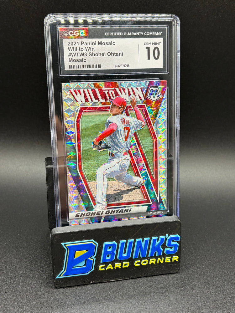 2021 Shohei Ohtani Mosaic Will to Win CGC 10
