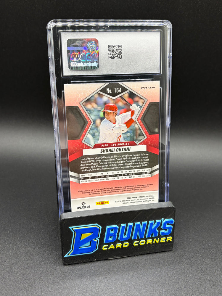 2022 Shohei Ohtani Camo Pink Mosaic CGC 10