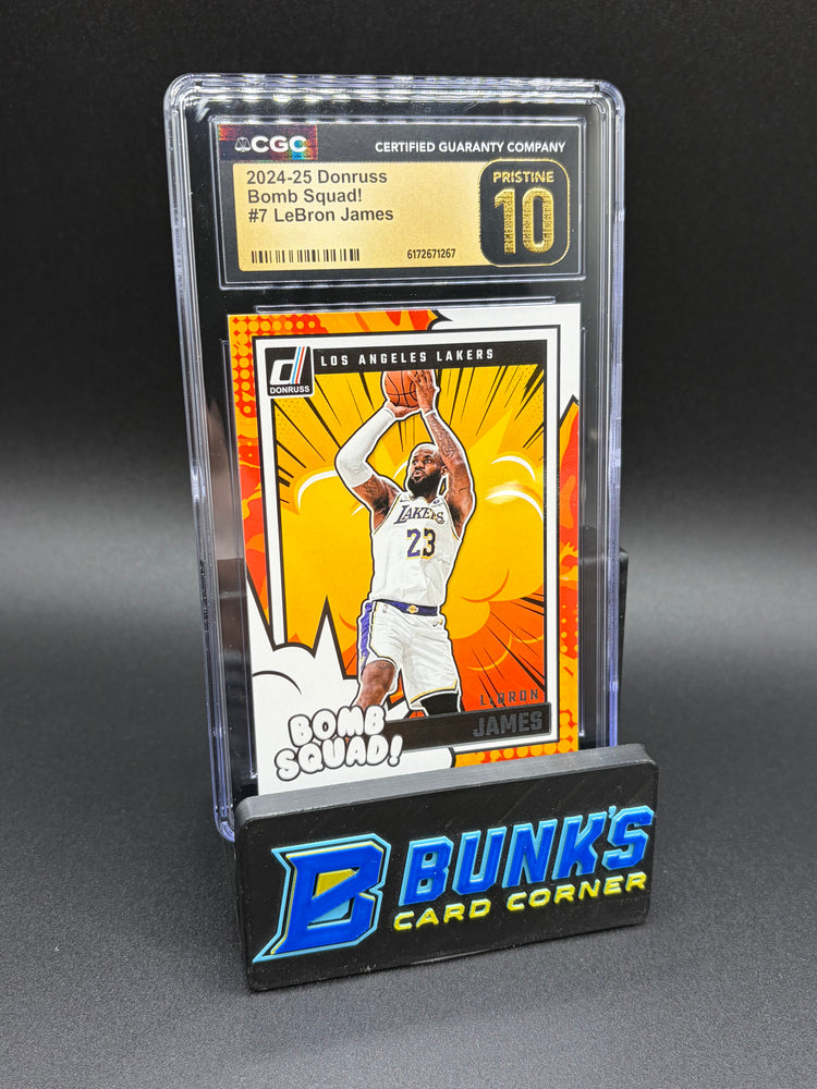 2024-25 LeBron James Bomb Squad CGC Pristine 10