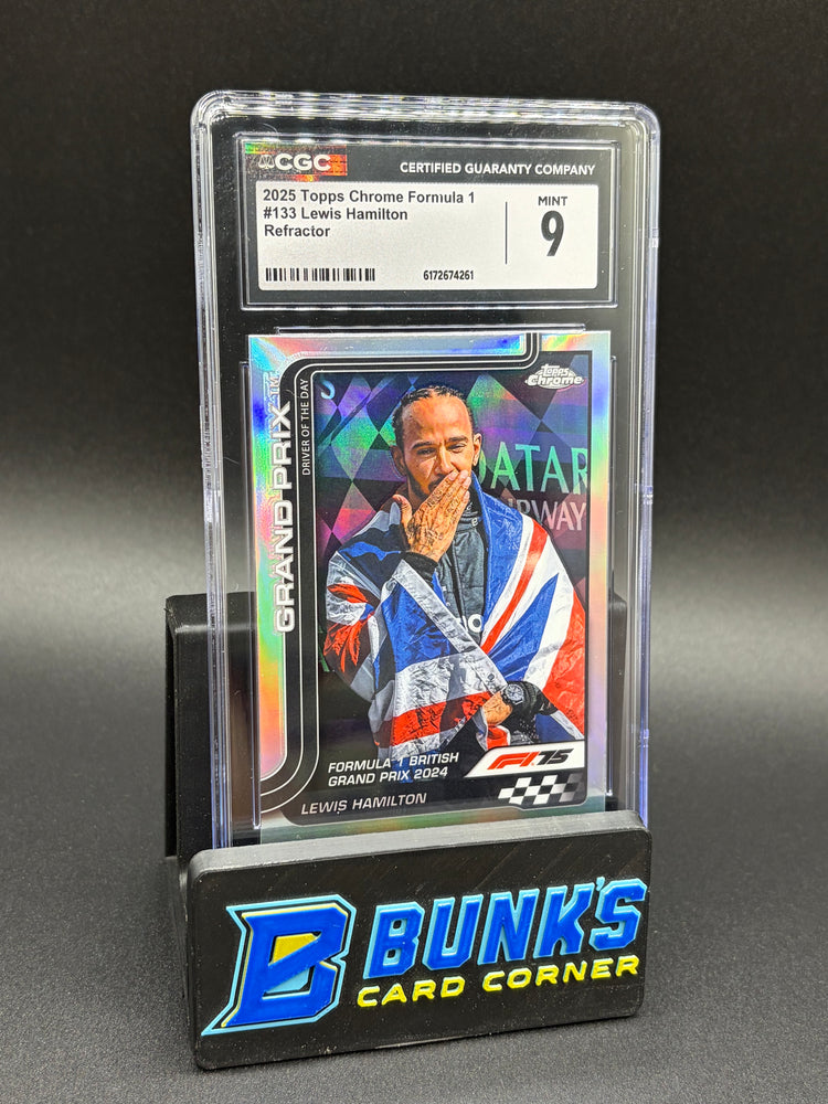 2025 Lewis Hamilton Refractor Formula 1 CGC 9
