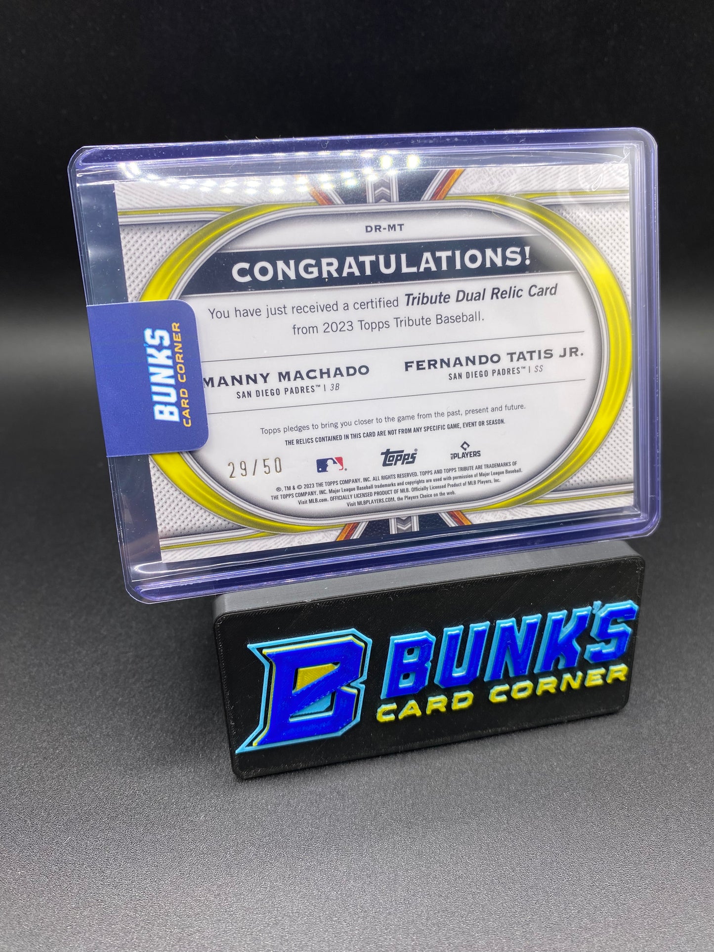 2023 Manny Machado & Fernando Tatis Jr. Patches 29/50
