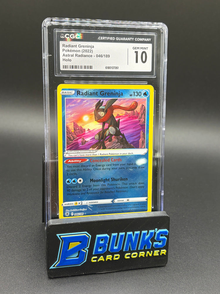 Radiant Greninja Holo CGC 10