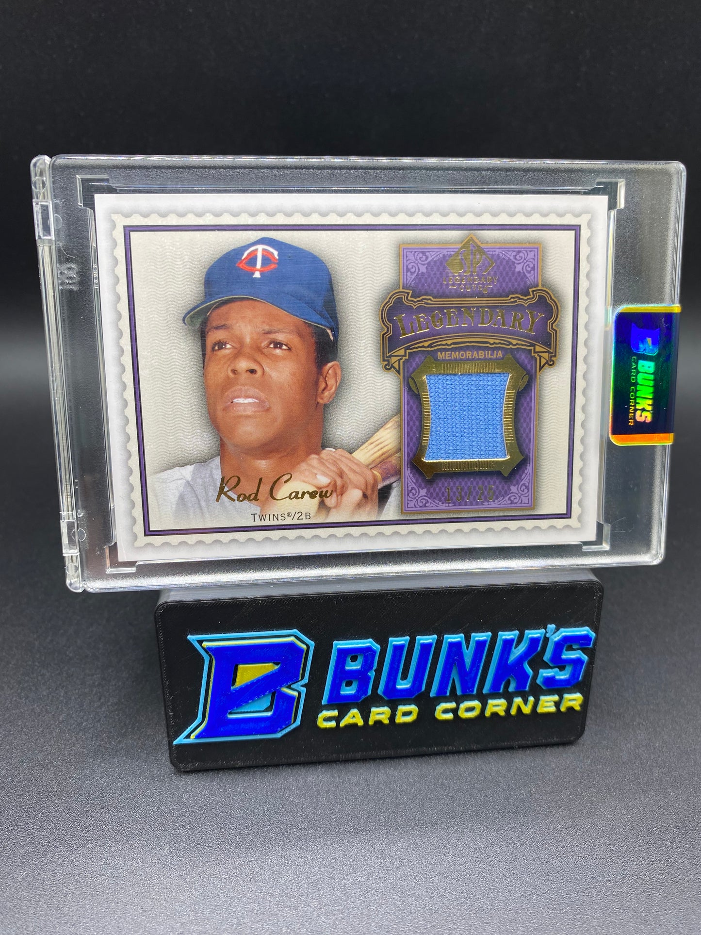 2009 Rod Carew Legendary Cuts Patch 13/25