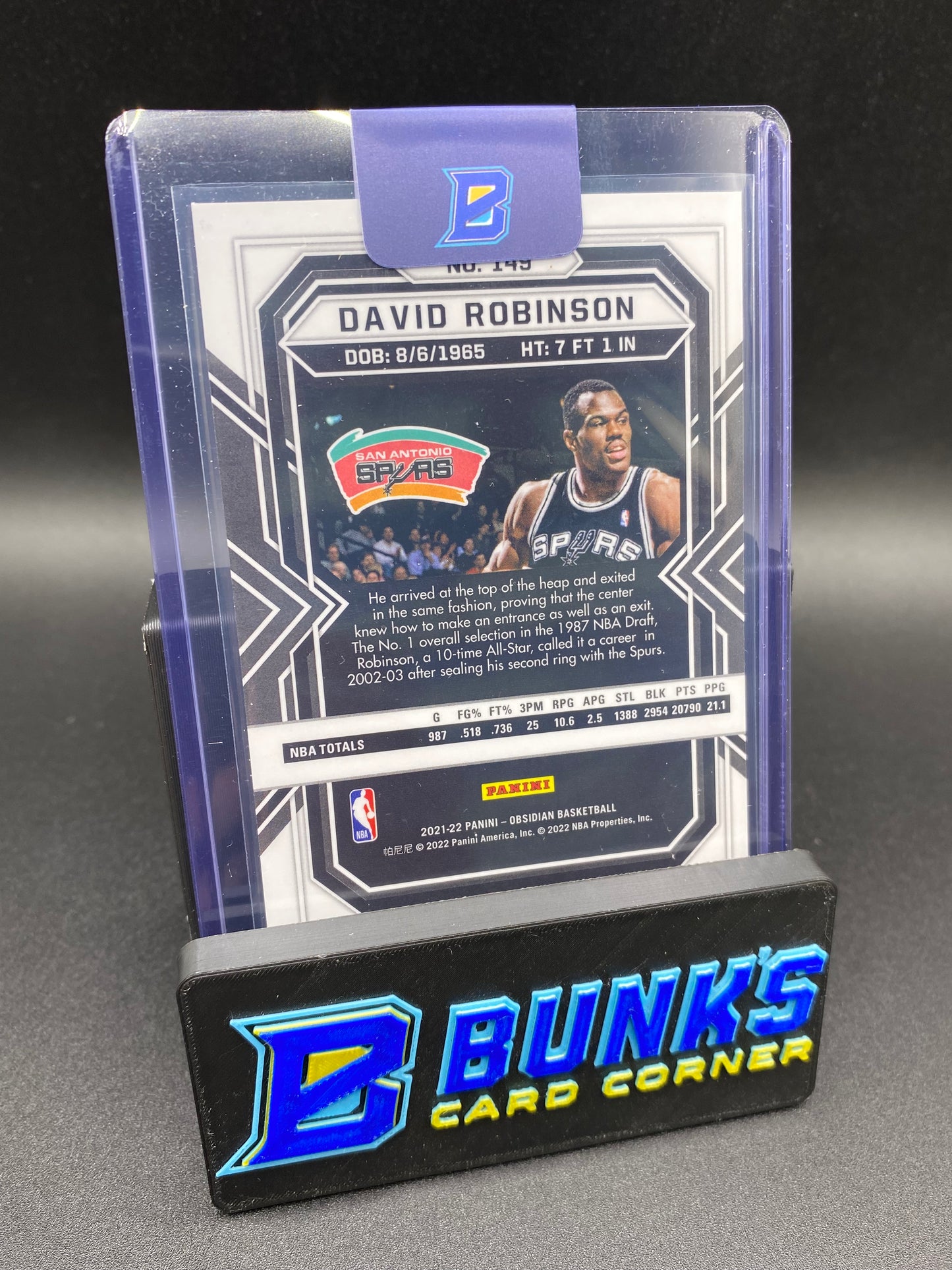 2021-22 David Robinson Obsidian