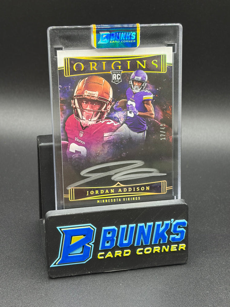 2023 Jordan Addison Origins Panini Rookie Auto 17/49