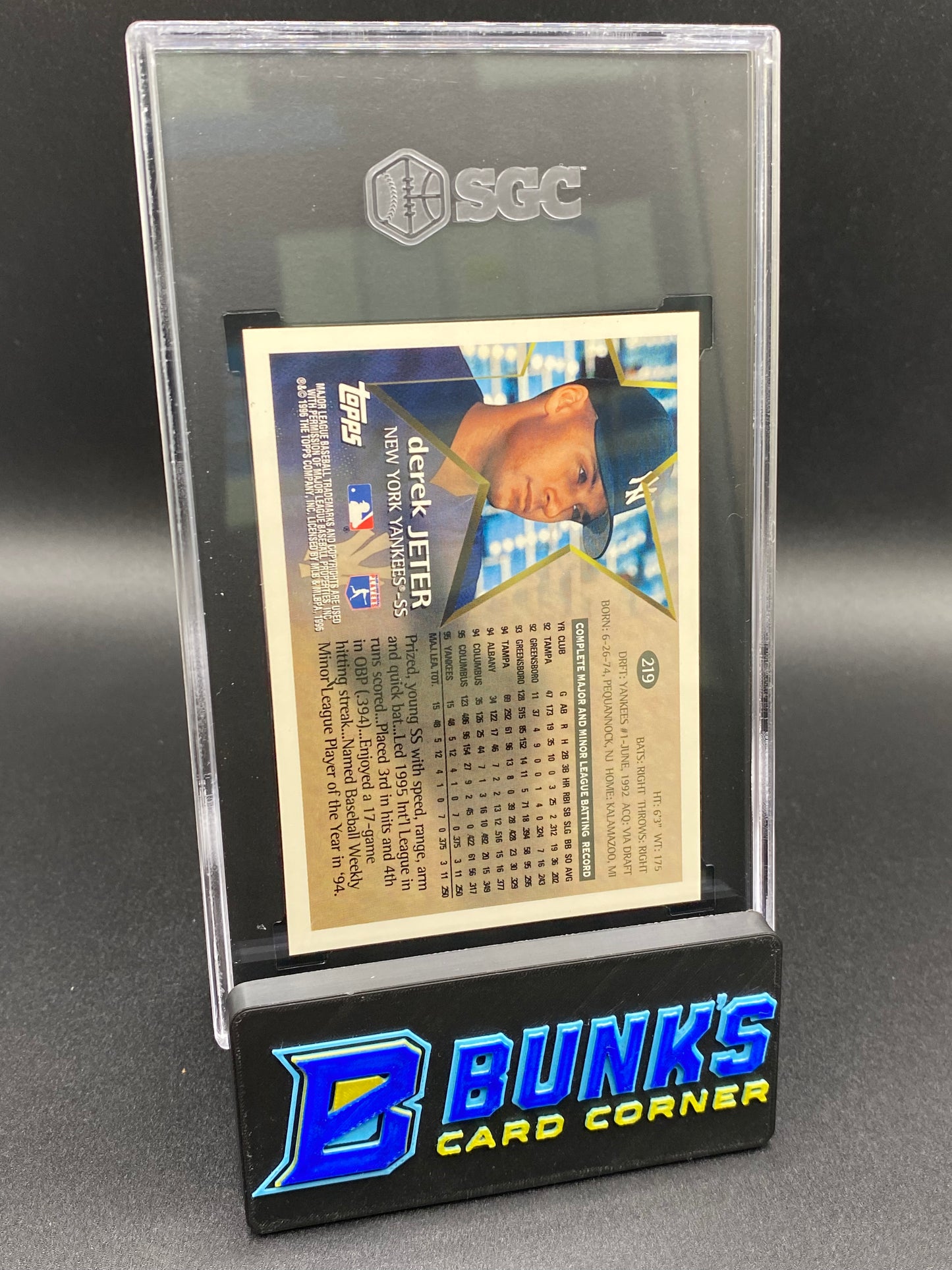 1996 Derek Jeter SGC 9.5