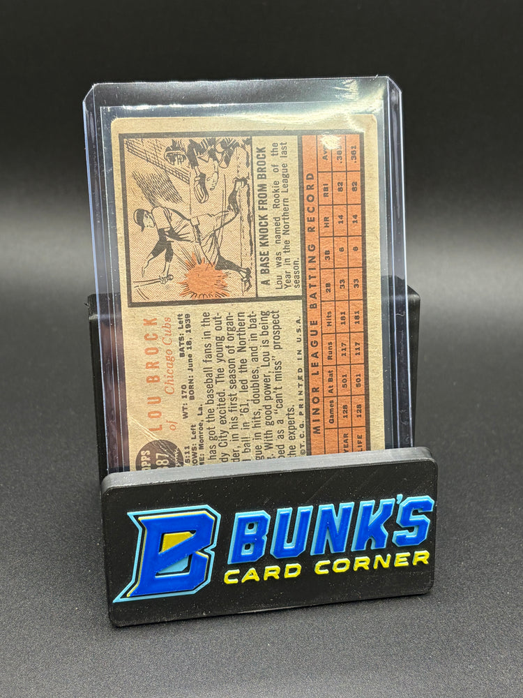 1962 Lou Brock HOF RC