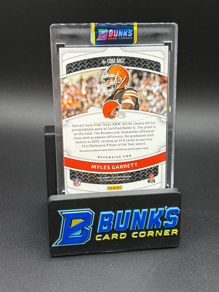 2024 Myles Garrett Panini Certified Ballers 3/49