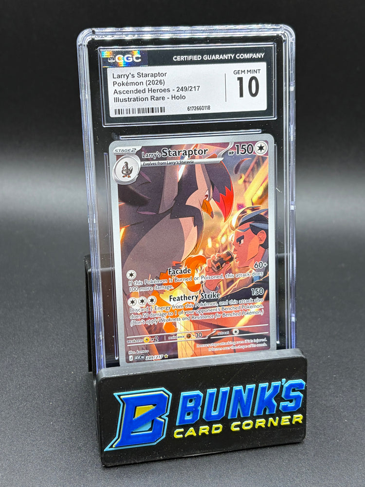 Larry's Staraptor Illustration Rare Holo CGC 10