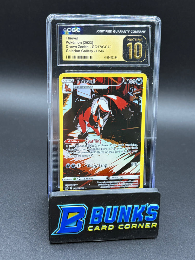Thievul Galarian Galary Holo CGC Pristine 10