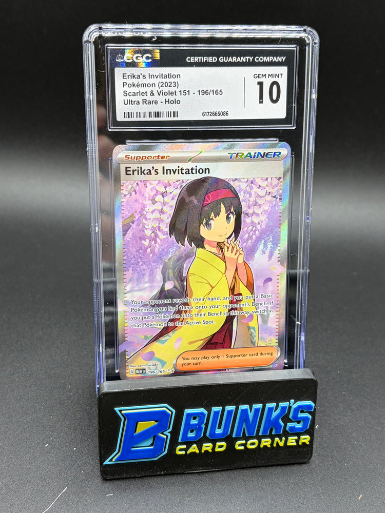 Erika's Invitation Ultra Rare Holo CGC 10