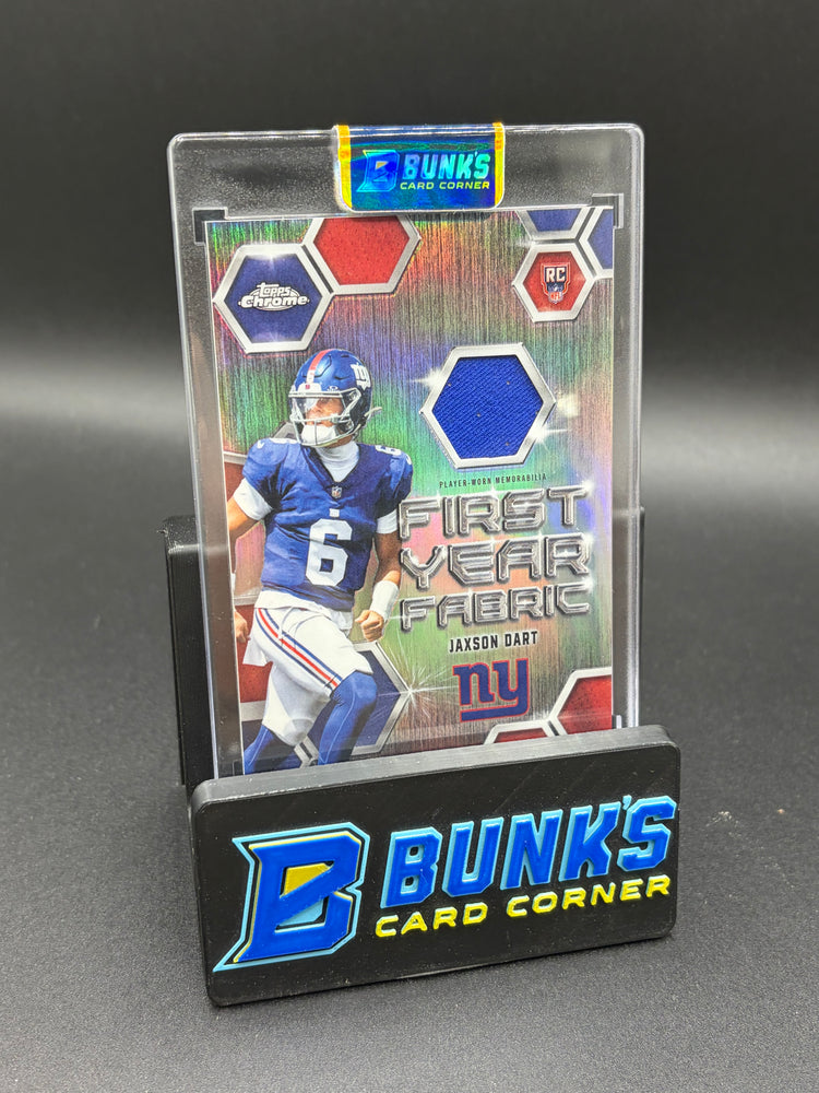 2025 Jaxson Dart First Year Fabric Topps RC