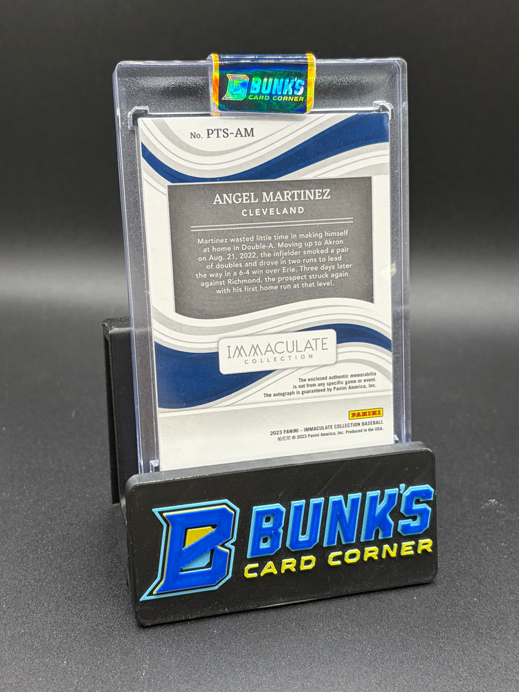 2023 Angel Martinez Immaculate Collect Patch Auto 75/99