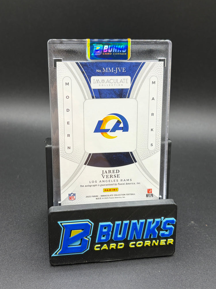 2025 Jared Verse Immaculate Collect Modern Marks Auto 23/99
