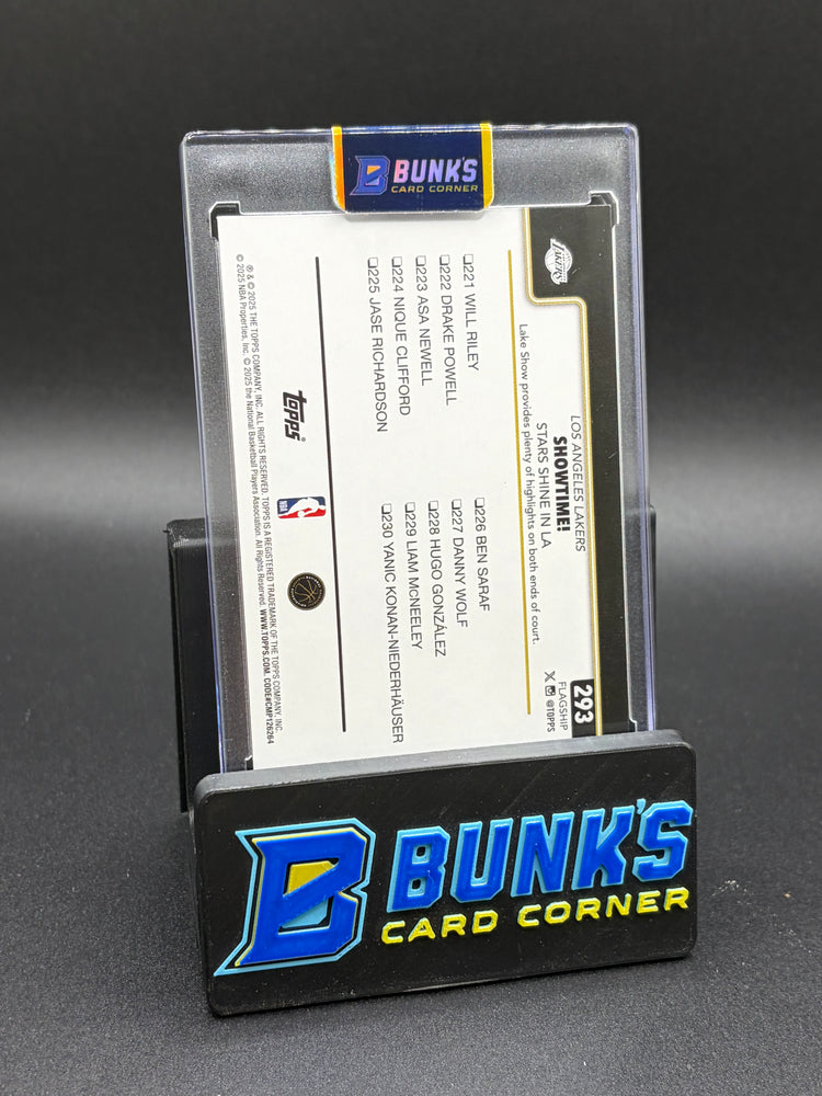 2025 Showtime Topps Blackout Surge Lakers 51/99
