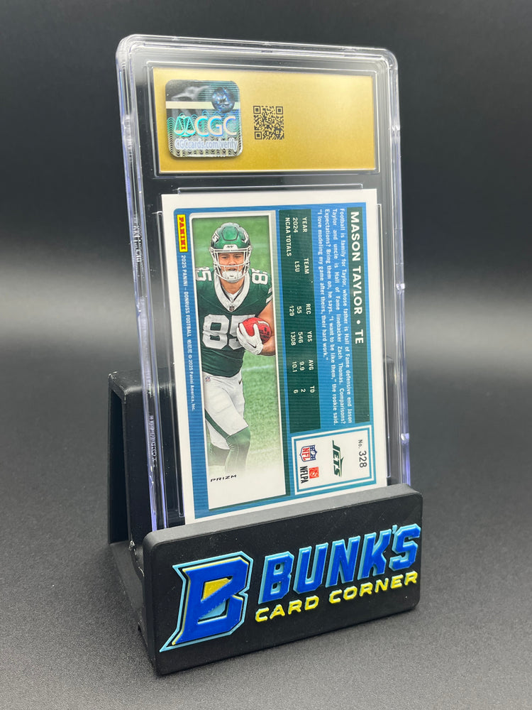 2025 Mason Taylor Football Emoji Optic Preview CGC Pristine 10 RC