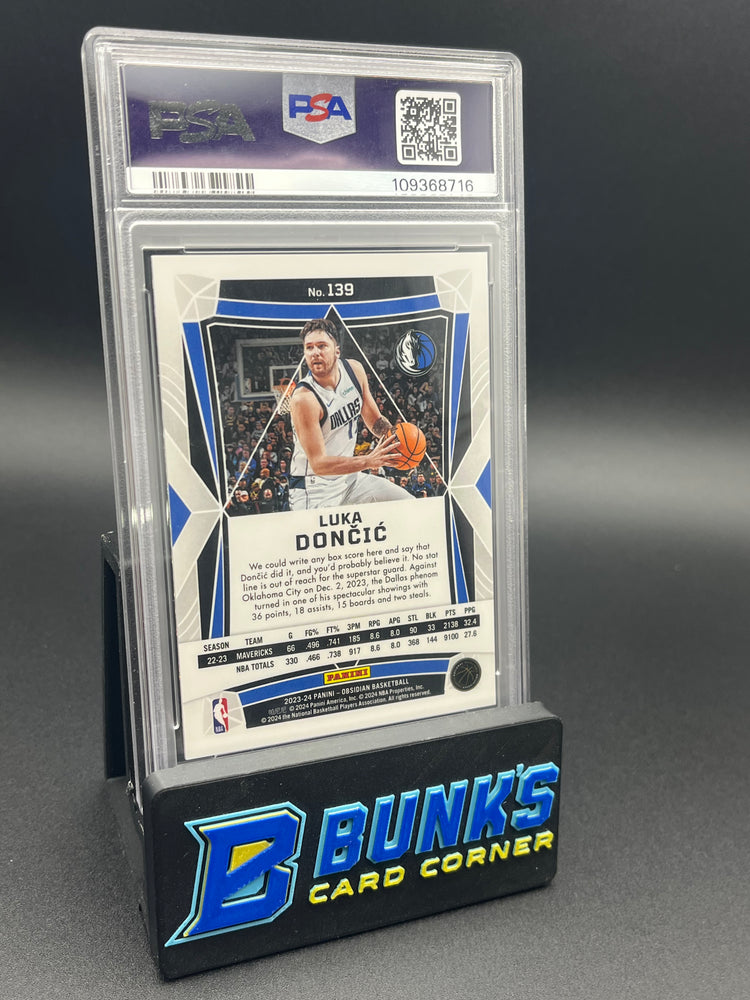 2023 Luka Doncic Electric Etch Pink Pulsar PSA 9