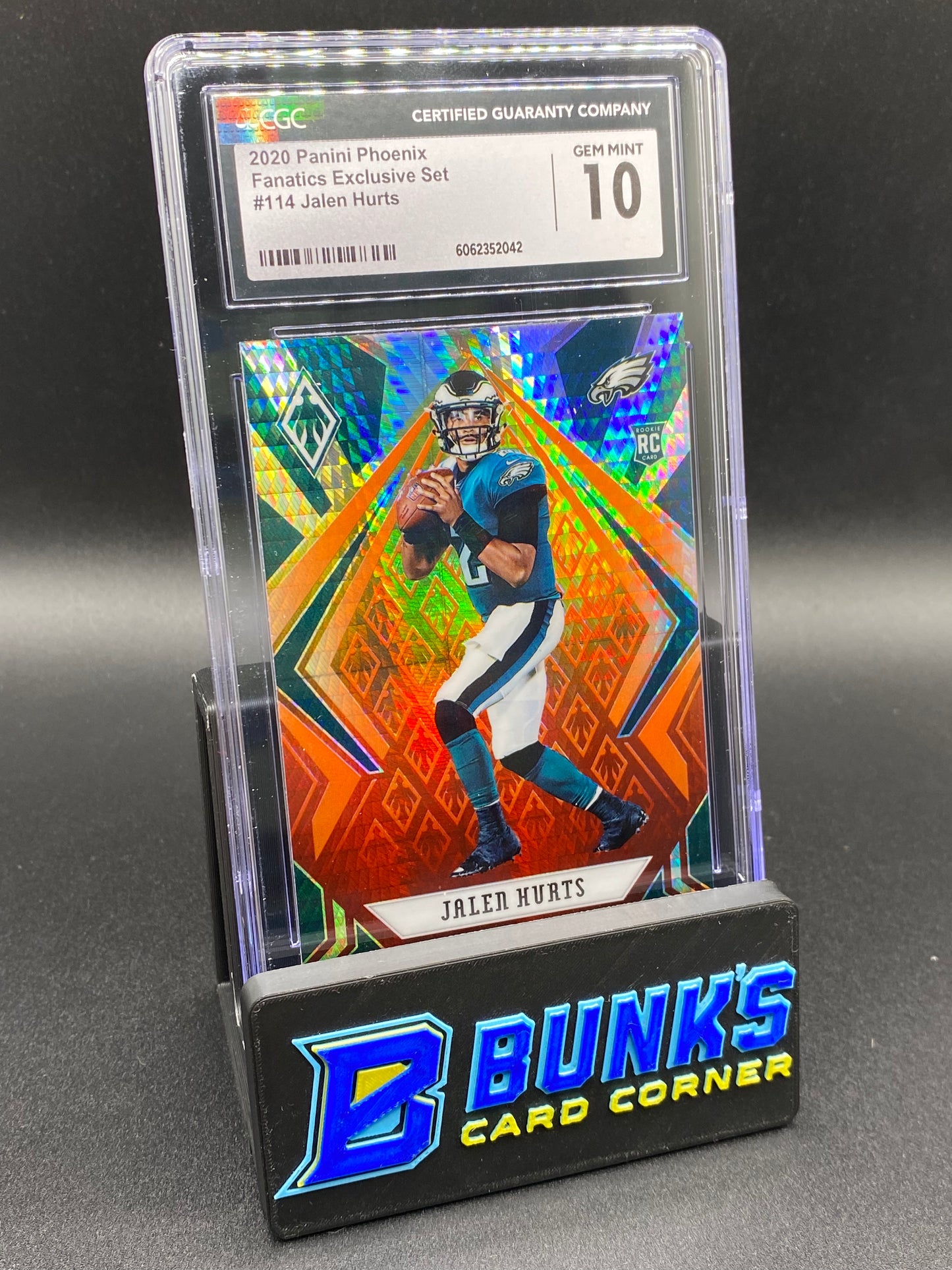 2020 Jalen Hurts Fanatics Exclusive Set CGC 10