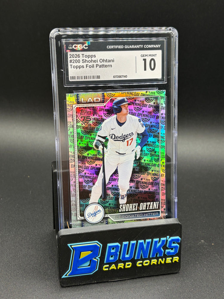 2026 Shohei Ohtani Topps Foil Pattern CGC 10